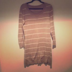 Banana Republic stripped knit sweater dress